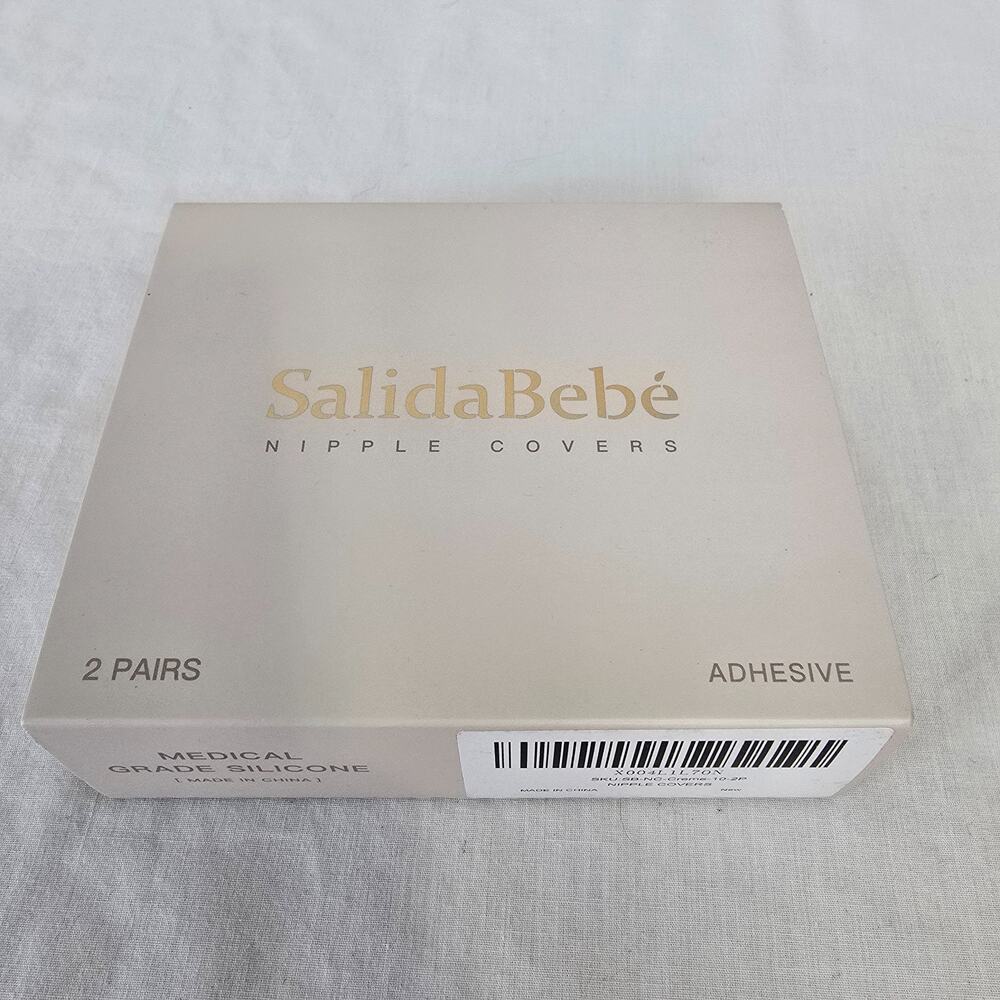 Salidabebe Nipple Covers 2 Pairs Adhesive Medical Grade Silicone NIB
